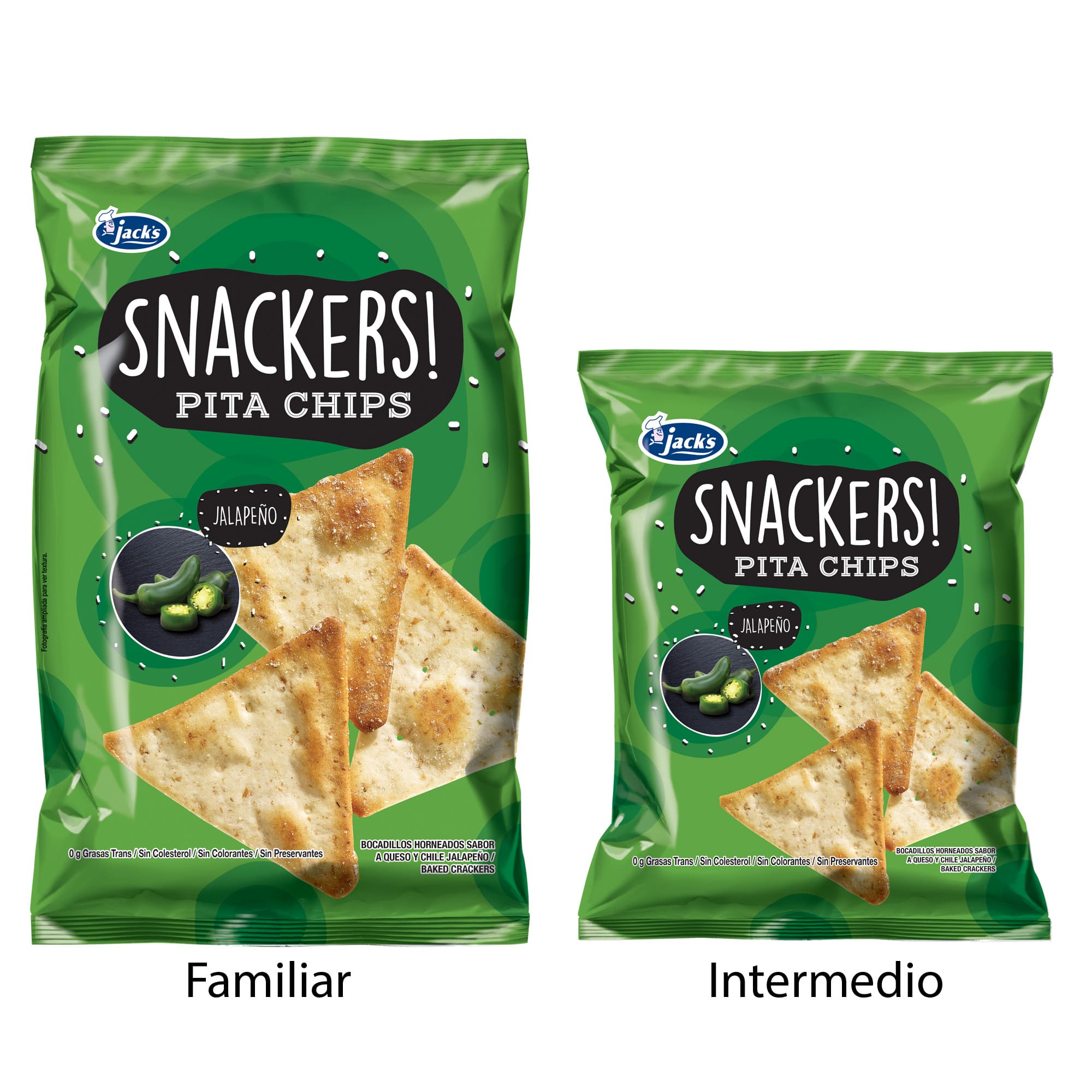 Snacker Pita Chips Jalapeno Alimentos Jack´s Costa Rica